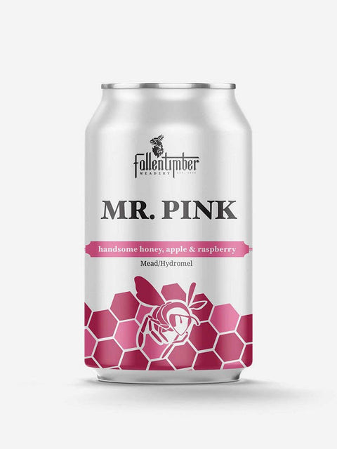 Fallentimber Meadery Mr. Pink, paquet de 4 boîtes