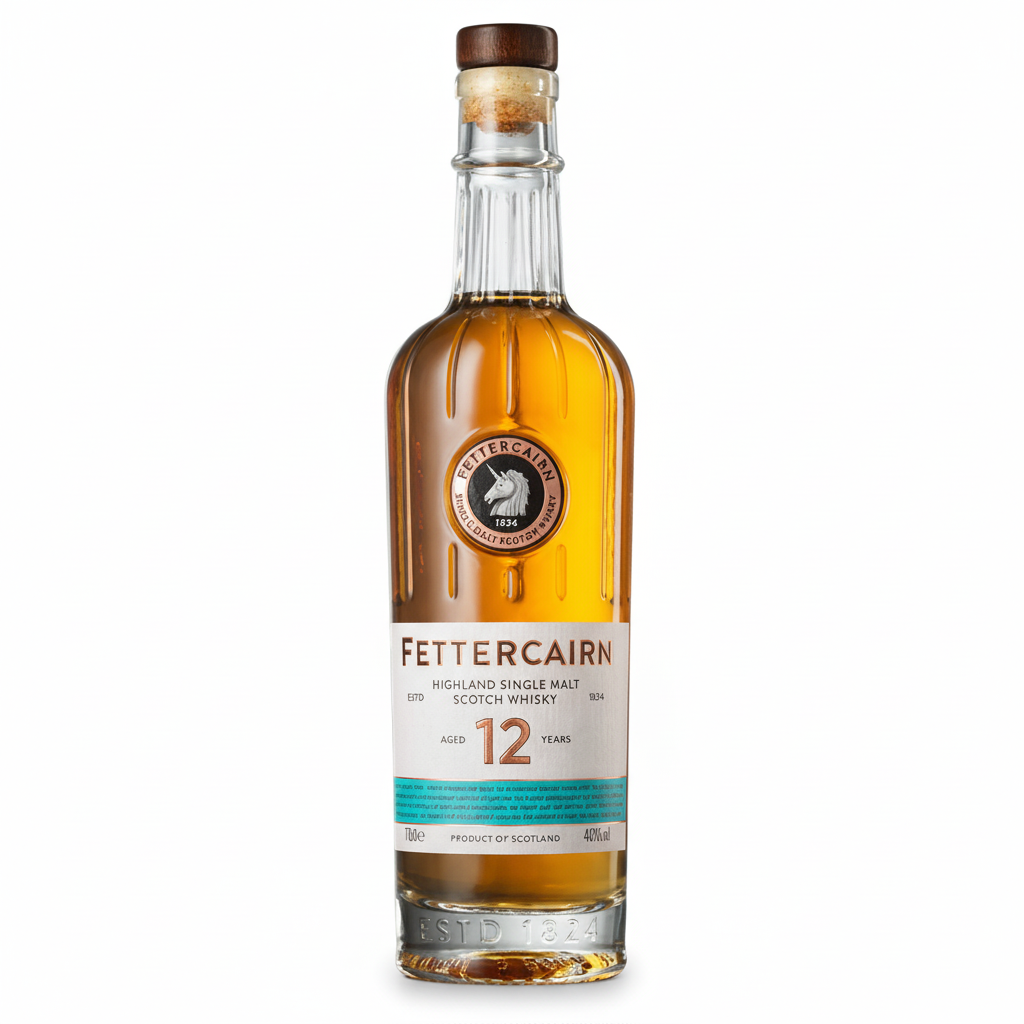 Fettercairn 1824 12年 シングルモルトウイスキー 1000ml Fettercairn 12 Year Old Highland Single Malt Scotch Whisky 700 mL