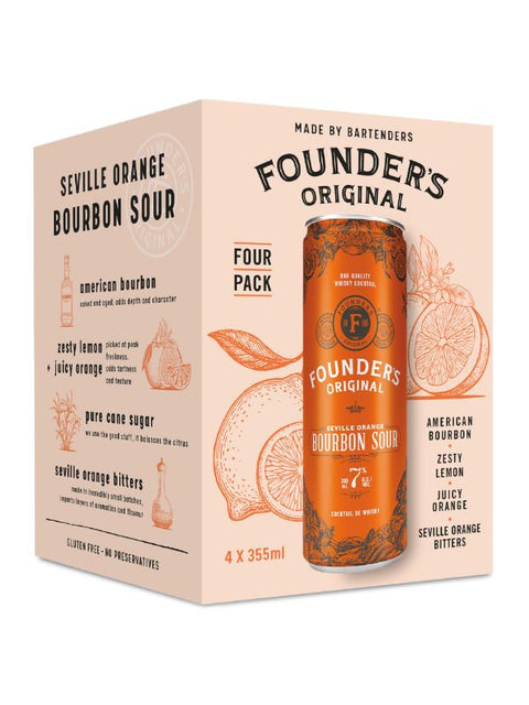 Founder's Original Bourbon Sour 4 Pack Cans