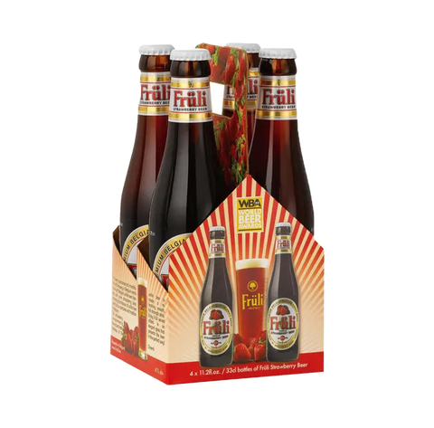 Fruli Strawberry Beer 4 Pack Bottles