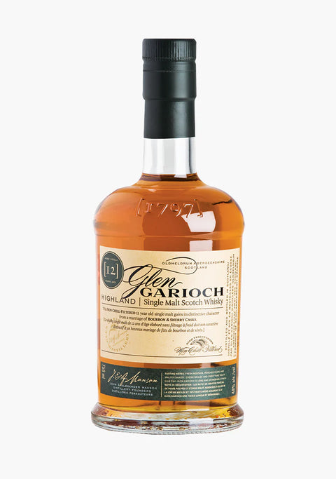 Glen Garioch 12 ans d'âge Highland Single Malt Scotch Whisky 750 ml