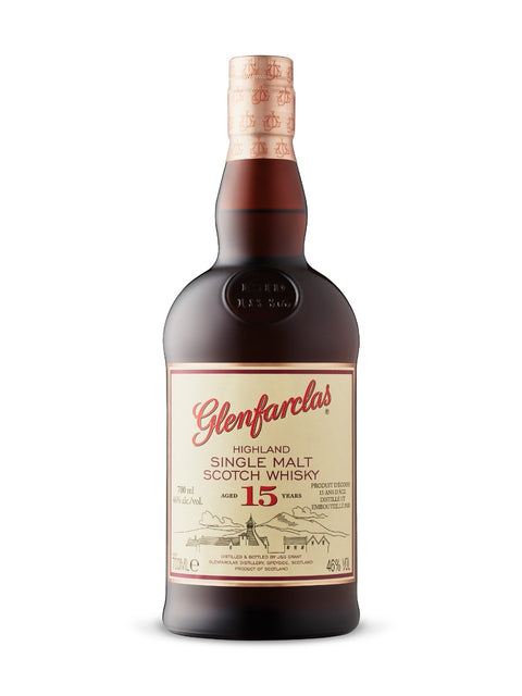 Glenfarclas 15 ans d'âge Highland Single Malt Scotch Whisky 700 ml