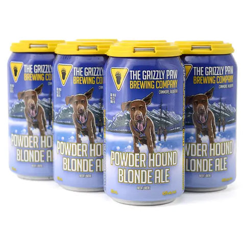 Grizzly Paw Powder Hound Blonde Ale 6 Pack Cans