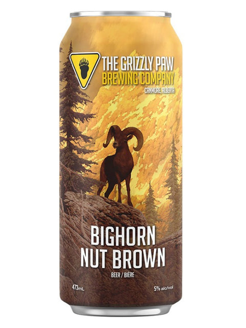 Grizzly Paw Big Horn Nut Brown 4 Pack Cans