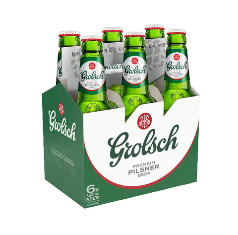 Grolsch Premium Pilsner Lot de 6 bouteilles