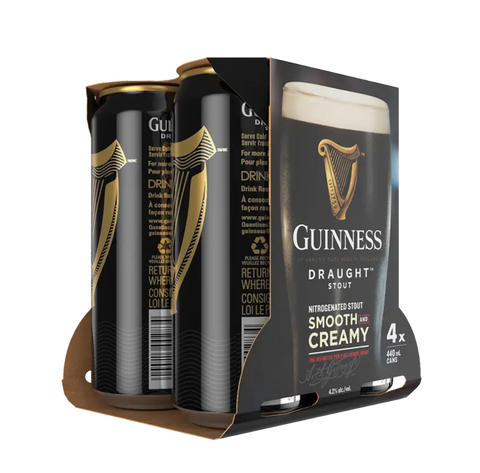 Guinness Draught 4 Pack Cans