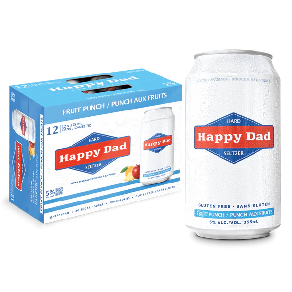Happy Dad Hard Seltzer Fruit Punch 12 Pack Cans – South Park Liquor