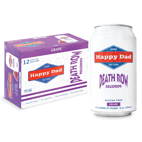Happy Dad Hard Seltzer Grape 12 Pack Cans