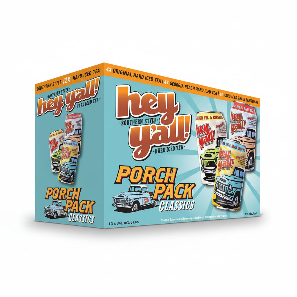 Hey Y'All Porch Pack Classics 12 Pack Cans – South Park Liquor