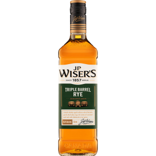 Whisky de seigle triple fût de JP Wiser 750 ml