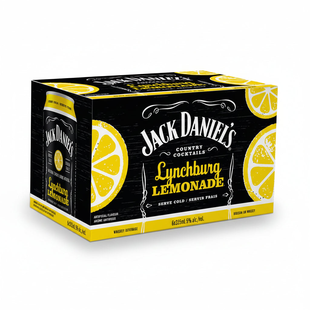 Jack Daniel's Country Cocktails Lynchburg Lemonade 6 Pack Cans