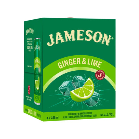 Jameson Ginger & Lime 4 Pack Cans