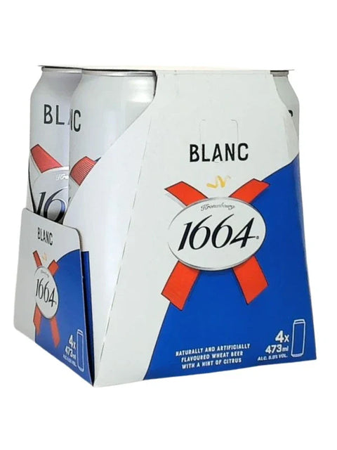 KRONENBOURG 1664 BLANC 4 CANETTES