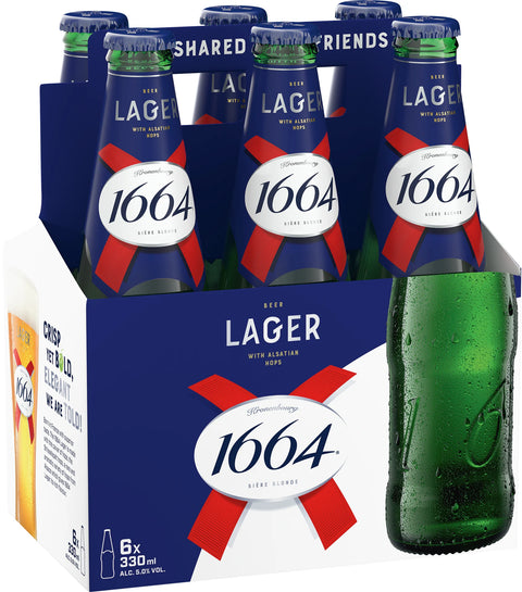 Kronenbourg 1664 Lager 6 Pack Bottles