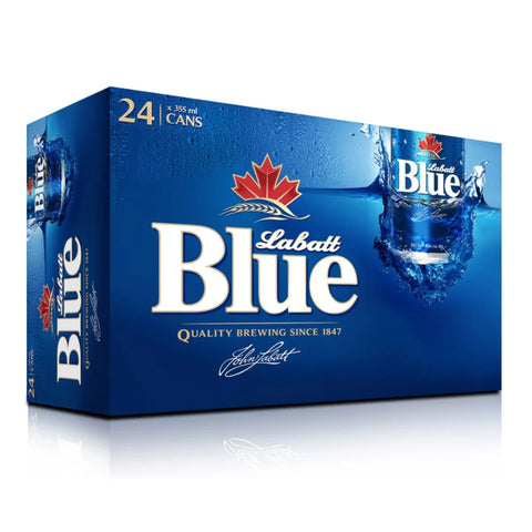 Canettes de Labatt Blue, paquet de 24