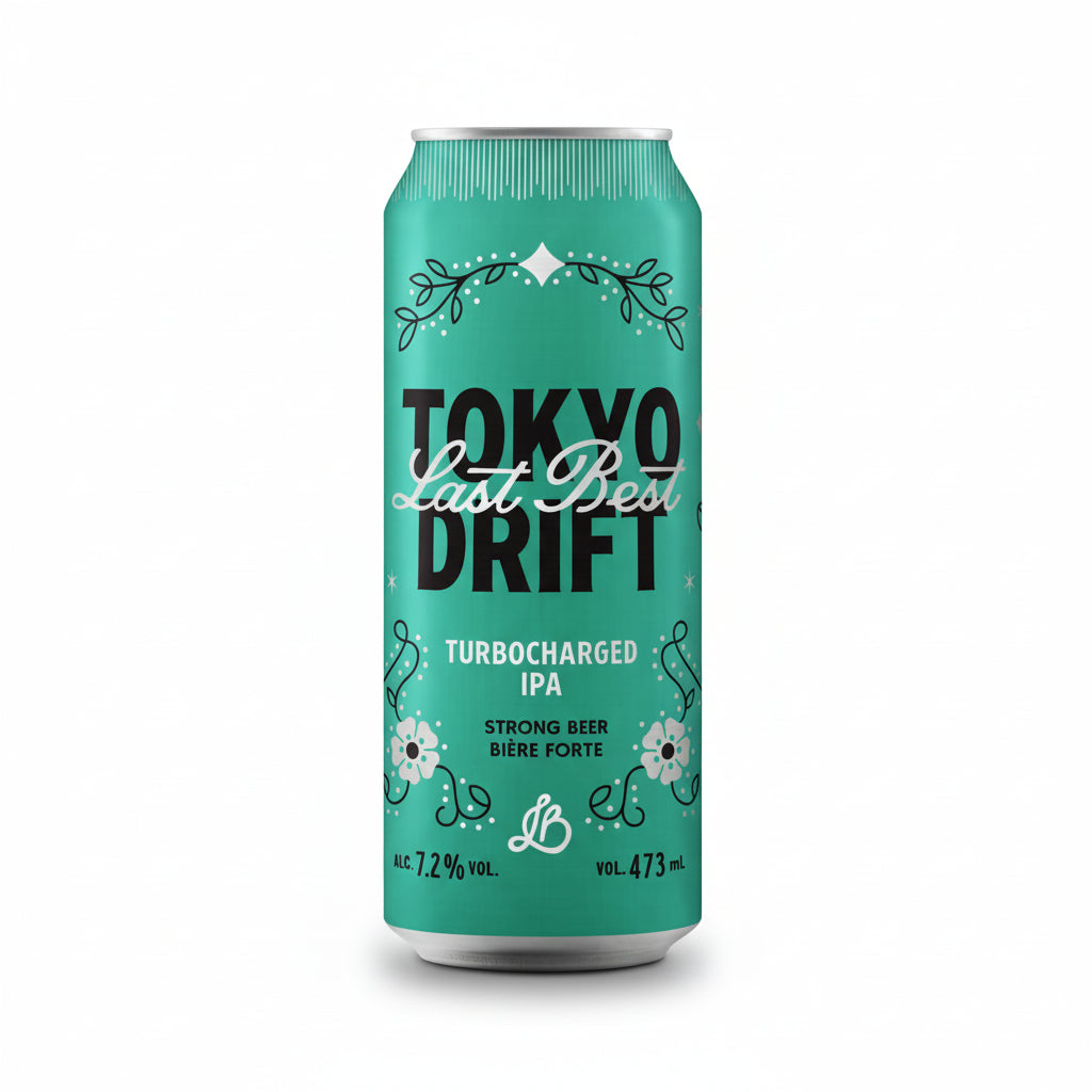 Last Best Brewing Tokyo Drift Turbo Charged IPA 4 Pack Cans