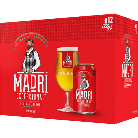 MADRI EXCEPCIONAL LAGER 12 PK