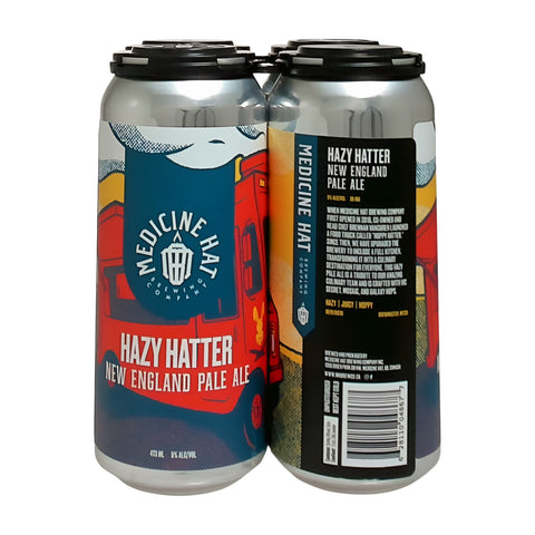 Medicine Hat Hazy Hatter NEPA 4 Pack Cans