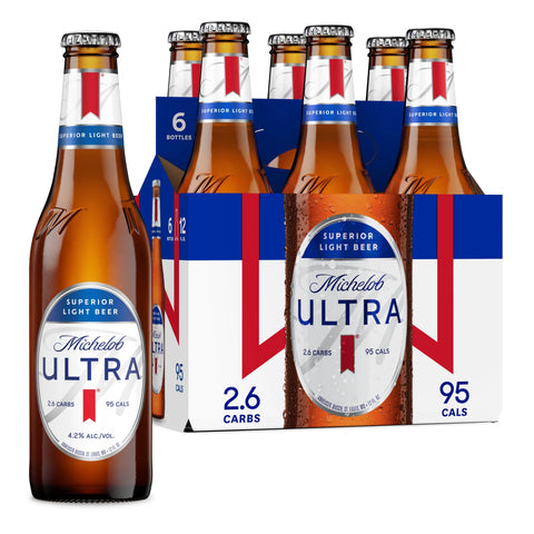 Bouteilles Michelob Ultra, lot de 6