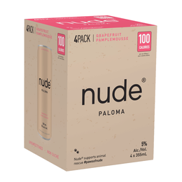 Paloma Nude Ruby Red, paquet de 4 canettes