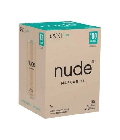 Nude Lime Margarita 4 Pack Cans