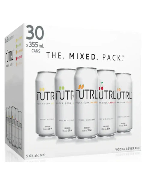 Nutrl Vodka Soda Mixer 30 Pack Cans