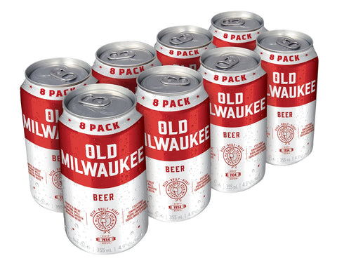 Old Milwaukee 8 Pack Cans
