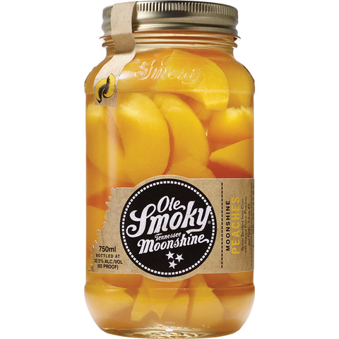 Liqueur de moonshine aux pêches du Tennessee fumées Ole 750 ml