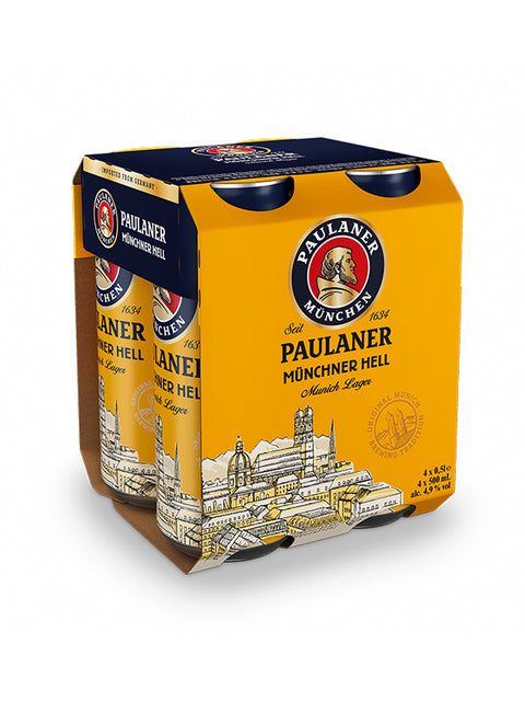 Paulaner Munchner Lager 4 Pack Cans