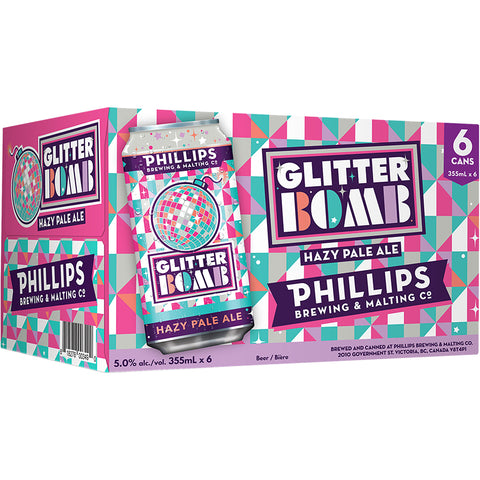 Phillips Brewing Glitterbomb Hazy Pale Ale 6 Pack Cans