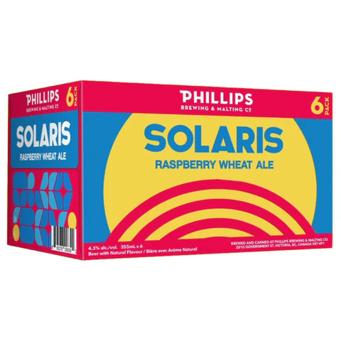 PHILLIPS SOLARIS RASPBERRY WHEAT 6 PK