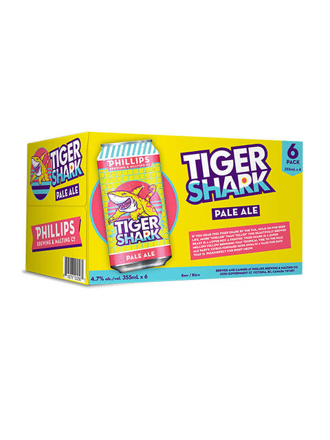 Phillips Brewing Tiger Shark Pale Ale 6 Pack Cans