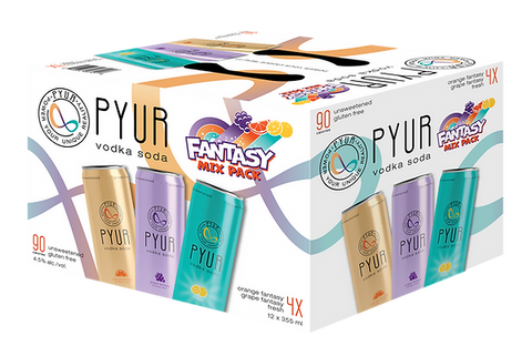 Pyur Vodka Soda Fantasy Mixer 12 Pack Cans