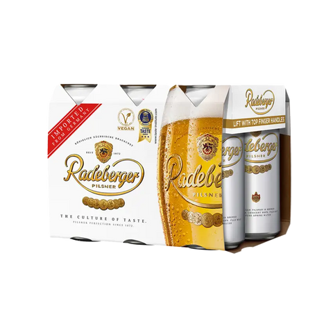 Radeberger Pilsner 6 Pack Cans