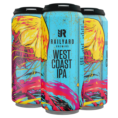 Railyard West Coast IPA, paquet de 4 canettes