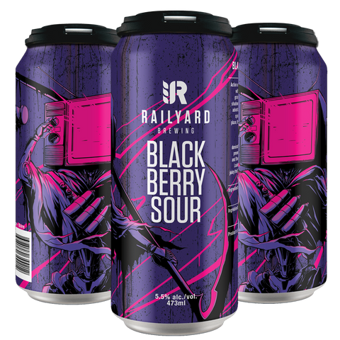 Railyard Brewing BlackBerry Sour 4 Pack Cans