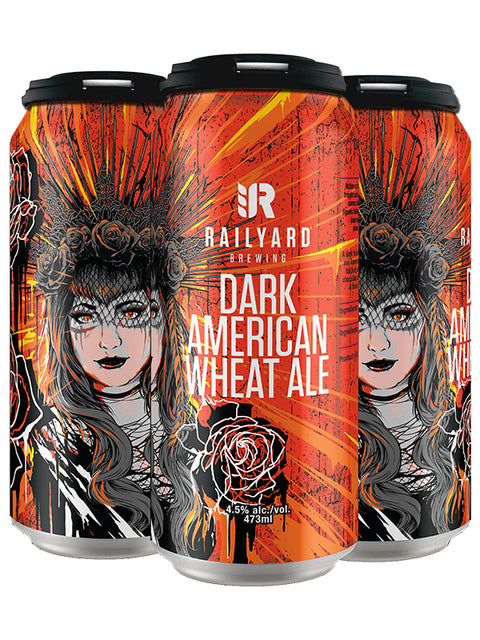 BIÈRE DE BLÉ AMÉRICAINE RAILYARD DARK, paquet de 4