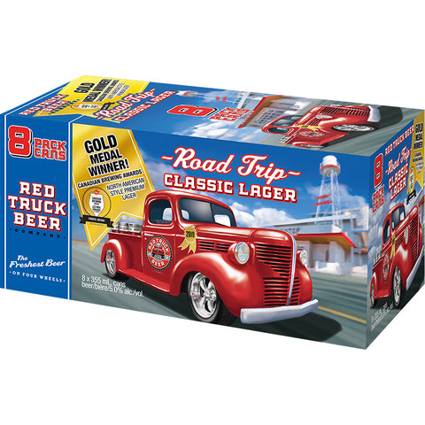 Red Truck Brewing Road Trip Classic Lager 8 Pack Cans