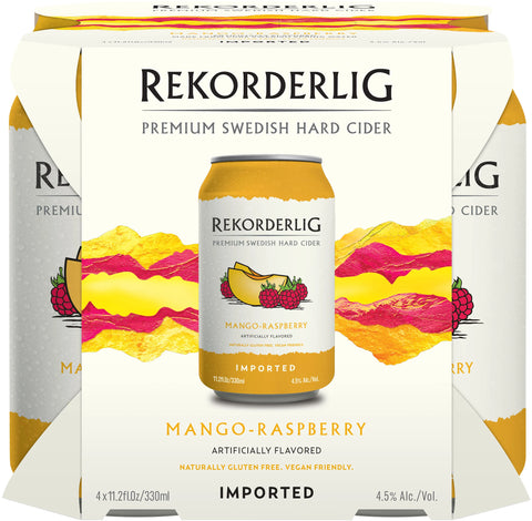 REKORDERLIG MANGUE FRAMBOISE CIDRE 4 PK C