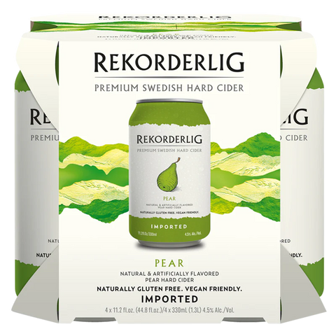 REKORDERLIG CIDRE DE POIRE 4 CANETTES