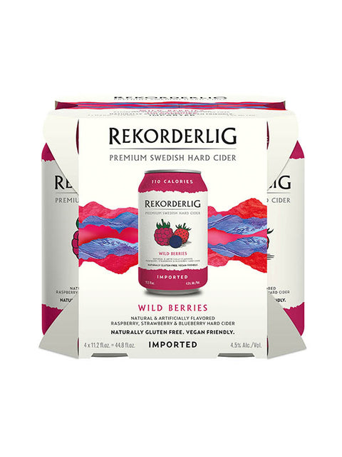 Rekorderlig Wild Berries Hard Cider 4 Pack Cans
