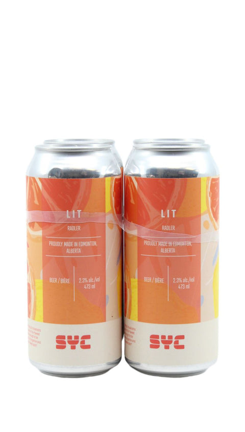 SYC Brewing Lit Radler 4 Pack Cans