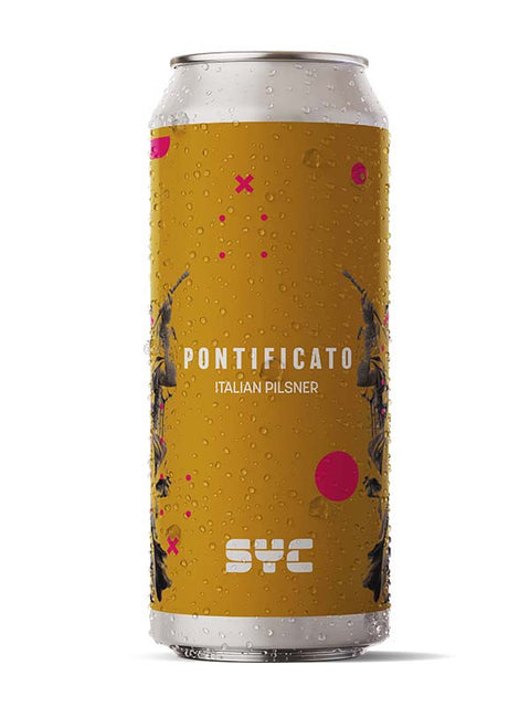 SYC Brewing Pontificato Italian Pilsner 4 Pack Cans