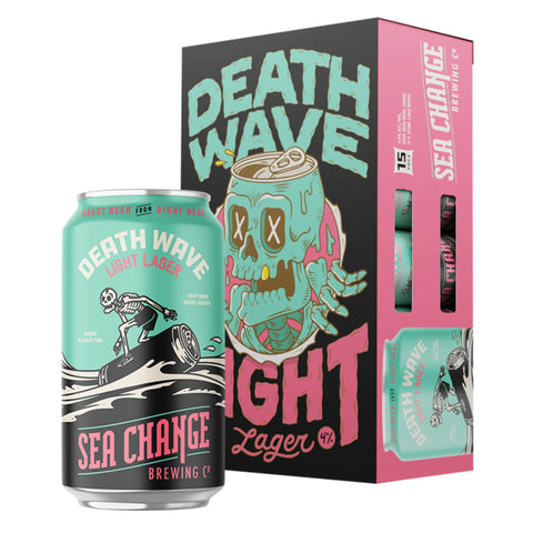 Sea Change Death Wave Light Lager 15 Pack Cans