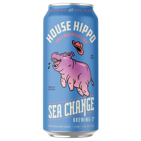 Sea Change House Hippo Hazy IPA 4 Pack Cans