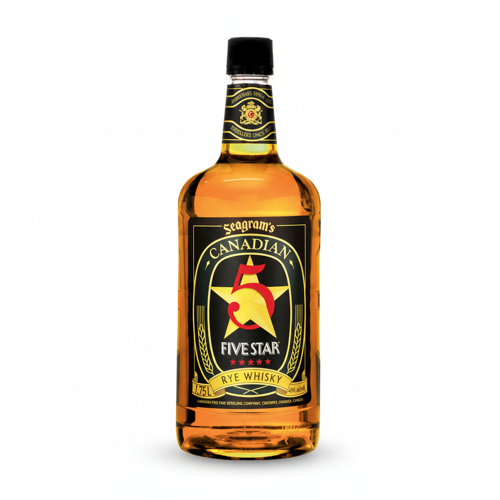 Seagram's Five Star Canadian Rye Whisky 1750 mL – South Park Liquor