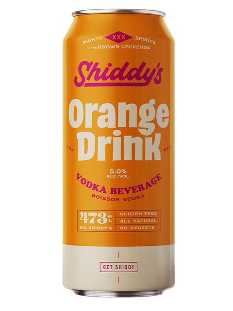 Shiddy's McShiddy Orange Drink 4 Pack Cans