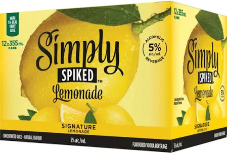 Limonade Simply Spiked, paquet de 12 canettes