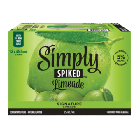 Simply Siked Limeade 12 Pack Cans