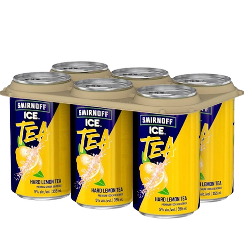 Smirnoff Ice Lemon Tea 6 Pack Cans